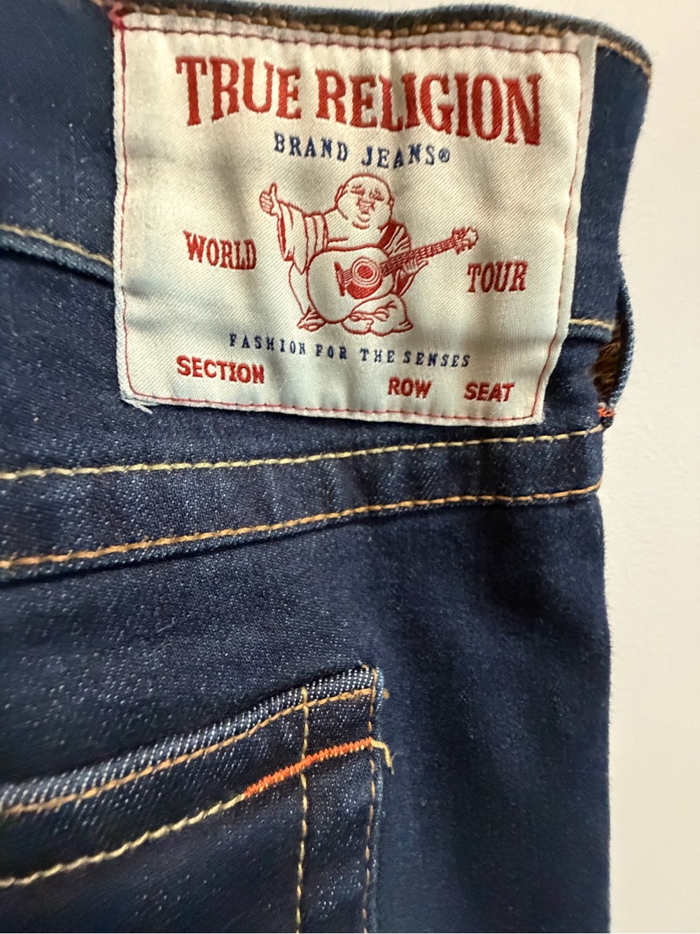 True Religion Men's Dark Blue Denim Jeans 44